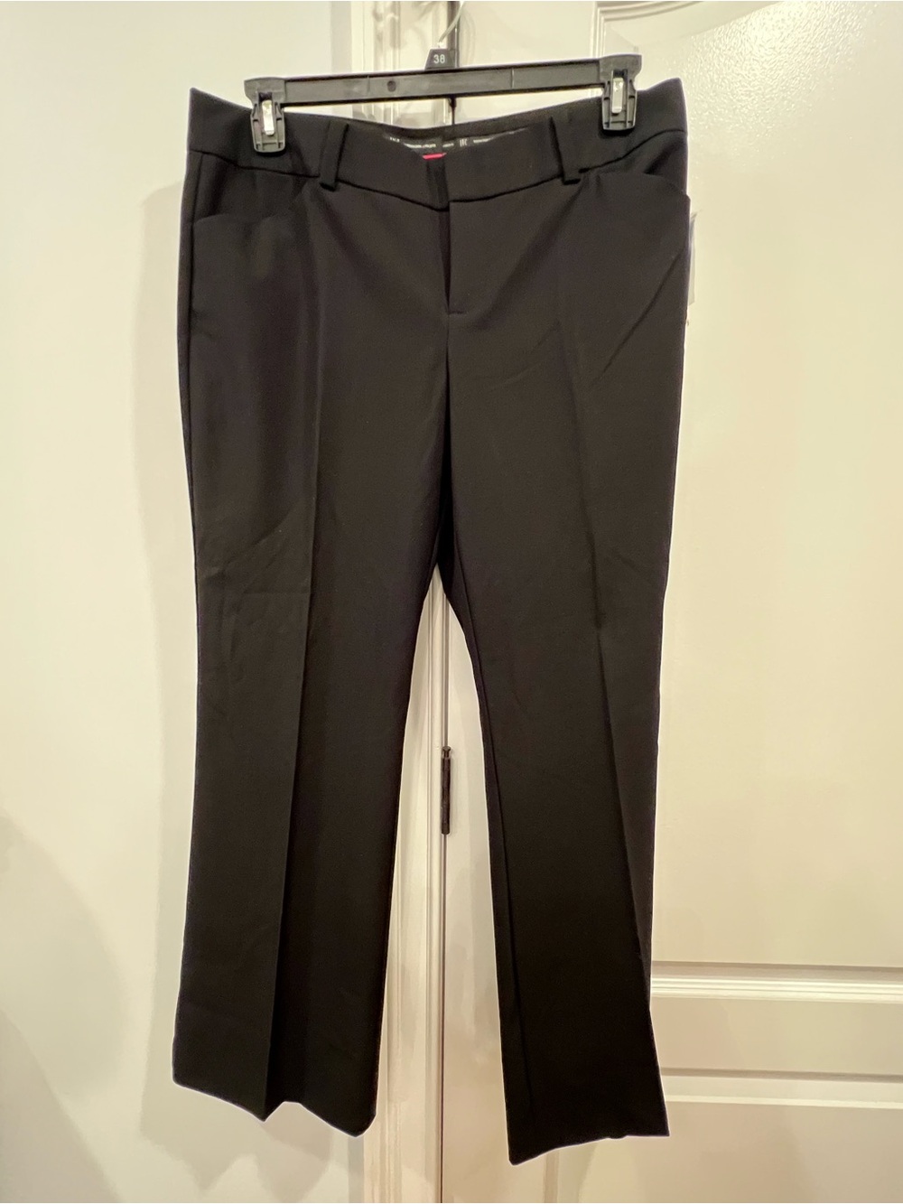 Ladies Black Dress Pants - Classic Straight Fit